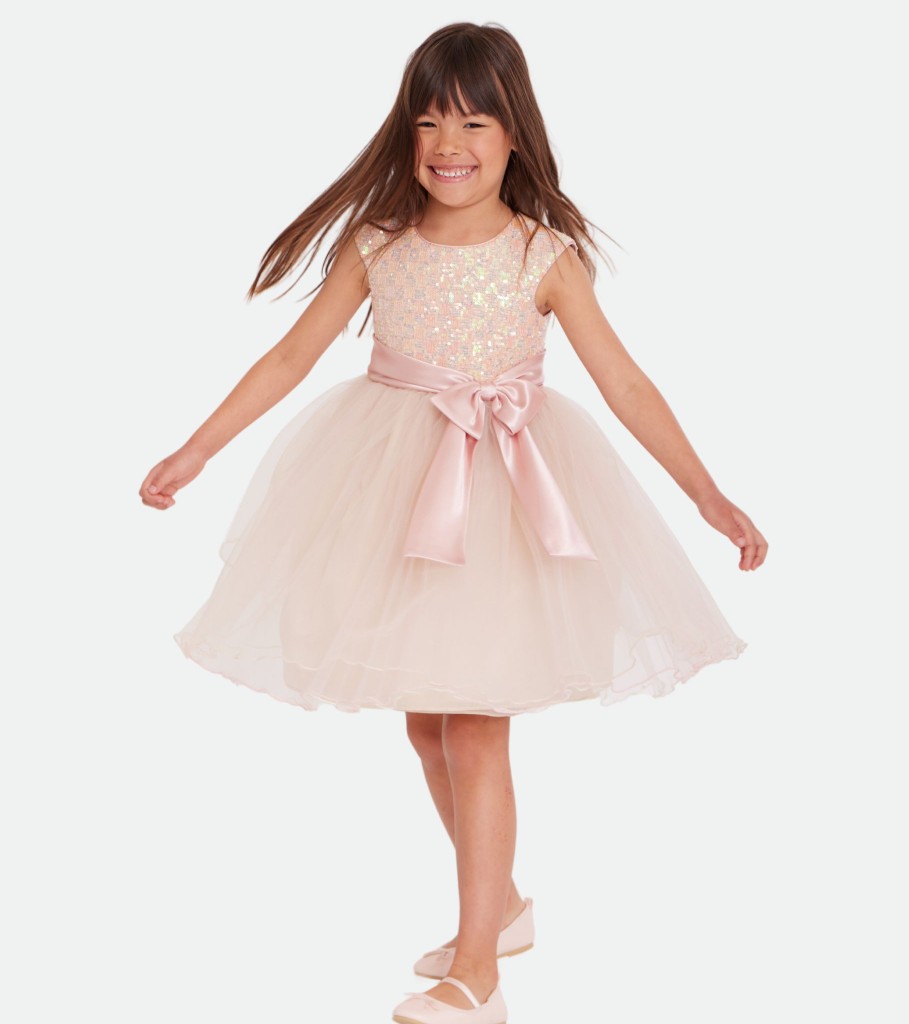 Dresses Bonnie Jean | Autumn Sequin Ballerina Dress