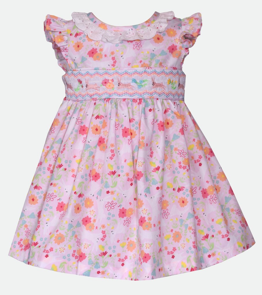 Dresses Bonnie Jean | Smocked Bunny Dress