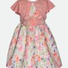 Dresses Bonnie Jean | Clementine Floral Dress With Cardigan