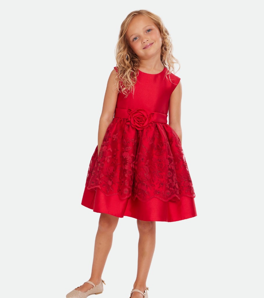 Dresses Bonnie Jean | Noella Rosette Party Dress