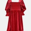 Dresses Bonnie Jean | Juliette Smocked Velvet Dress