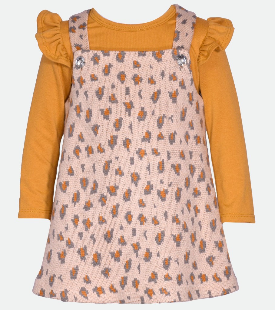 Dresses Bonnie Jean | Janie Animal Print Jumper Dress Set