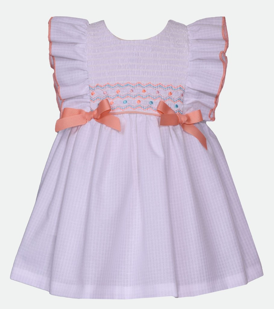 Dresses Bonnie Jean | Ellie Smocked Eyelet Dress