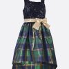 Dresses Bonnie Jean | Elera Plaid Hi-Low Dress