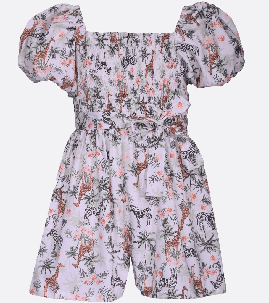 Rompers & Jumpsuits Bonnie Jean | Kenya Puff Sleeve Romper