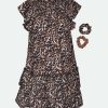 Dresses Bonnie Jean | Essie Smocked Dress With Scrunchies