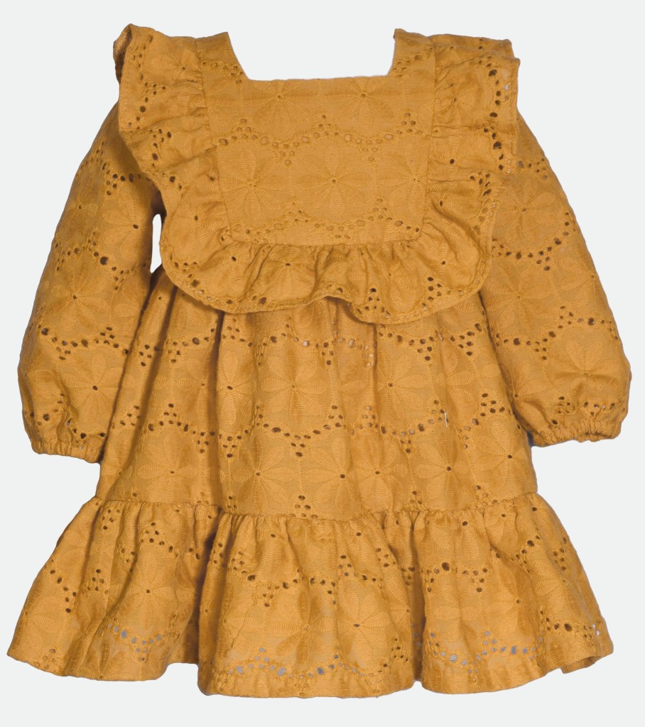 Dresses Bonnie Jean | Madeline Eyelet Ruffle Dress