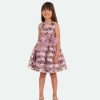 Dresses Bonnie Jean | Mila Shadow Stripe Party Dress