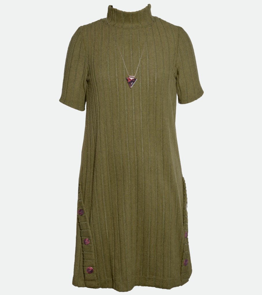 Dresses Bonnie Jean | Valerie Knit Dress With Necklace