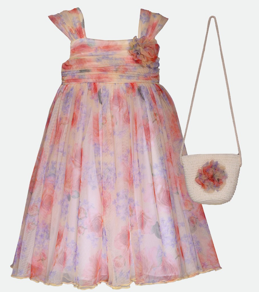 Dresses Bonnie Jean | Polly Dress With Purse