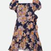 Dresses Bonnie Jean | Rowan Chiffon Wrap Dress