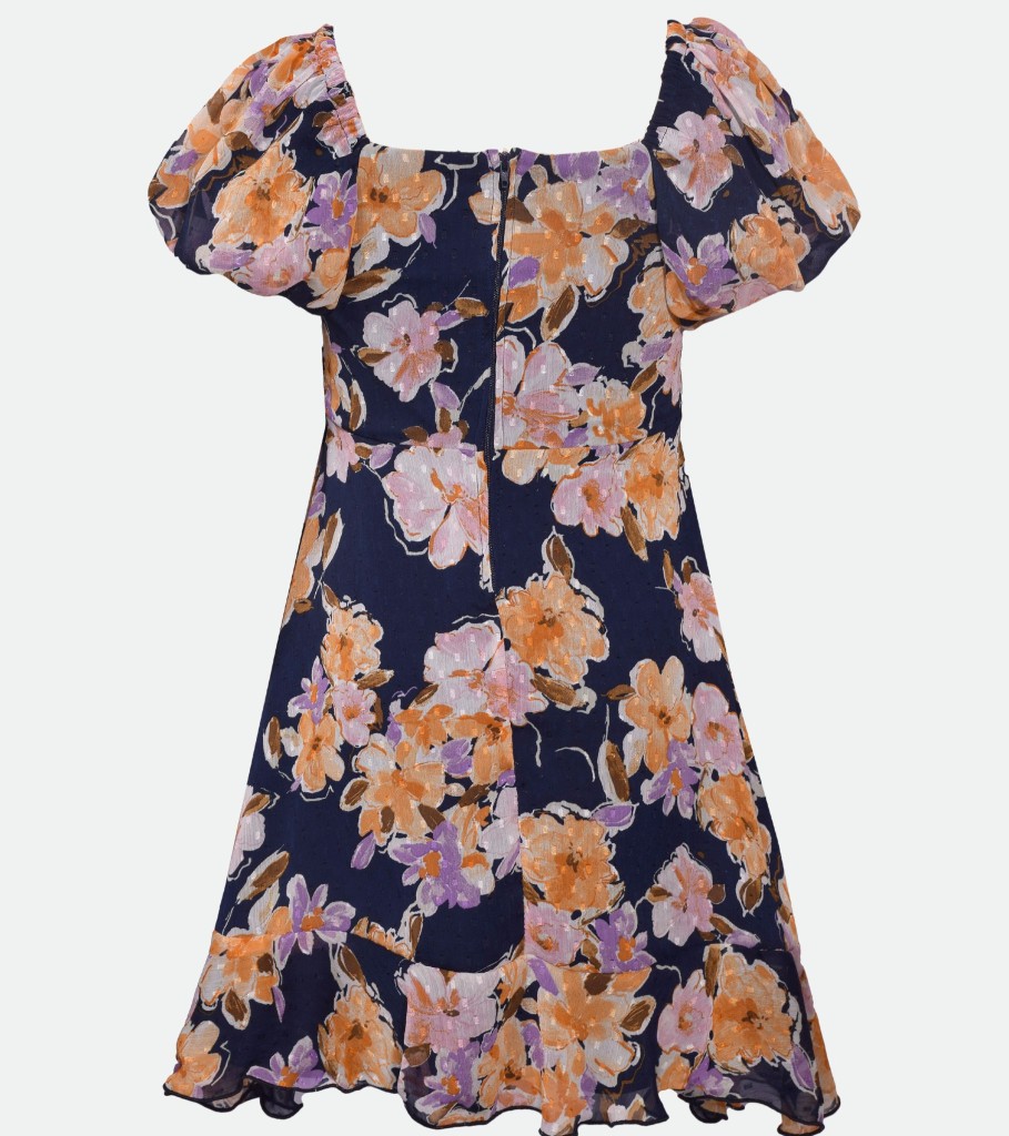 Dresses Bonnie Jean | Rowan Chiffon Wrap Dress