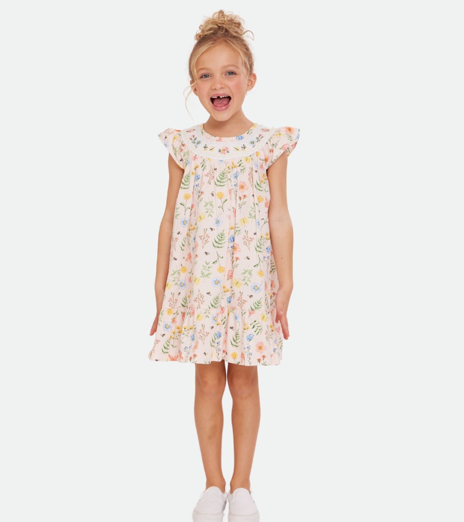 Dresses Bonnie Jean | Mariposa Floral Butterfly Dress